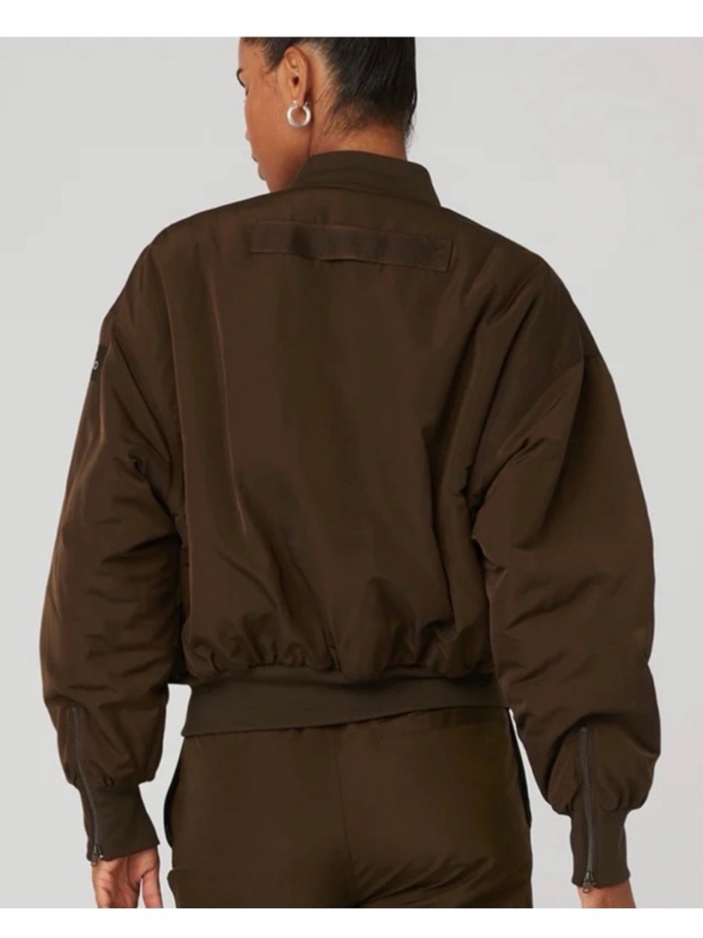 ALO Brown Bomber Jacket - Picture 4 of 4